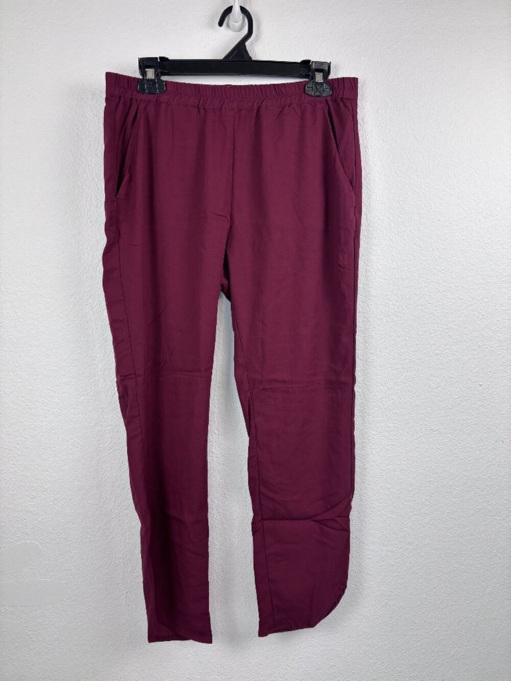 Marine Layer women's medium red allison ankle pants casual lounge high rise